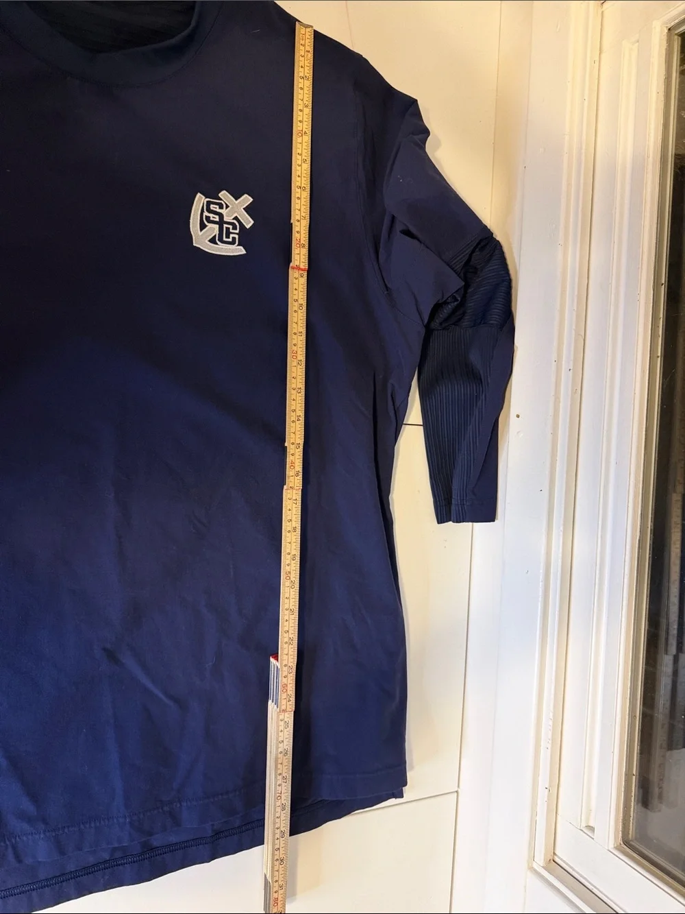 Nike South Christian HS sailors Navy blue long sleeve training Quarterback- LG
